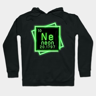 Neon Element Chemistry Periodic Table Science Nerd Kids Boys Hoodie